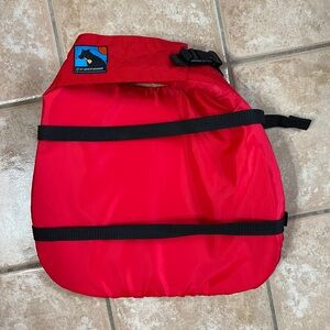 XL MTI Adventurewear Red adjustable Dog Life Jacket Vest for large dogs